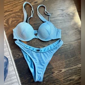 Triangl Swimwear - Sara Bay Sparkle Bikini set - NWOT